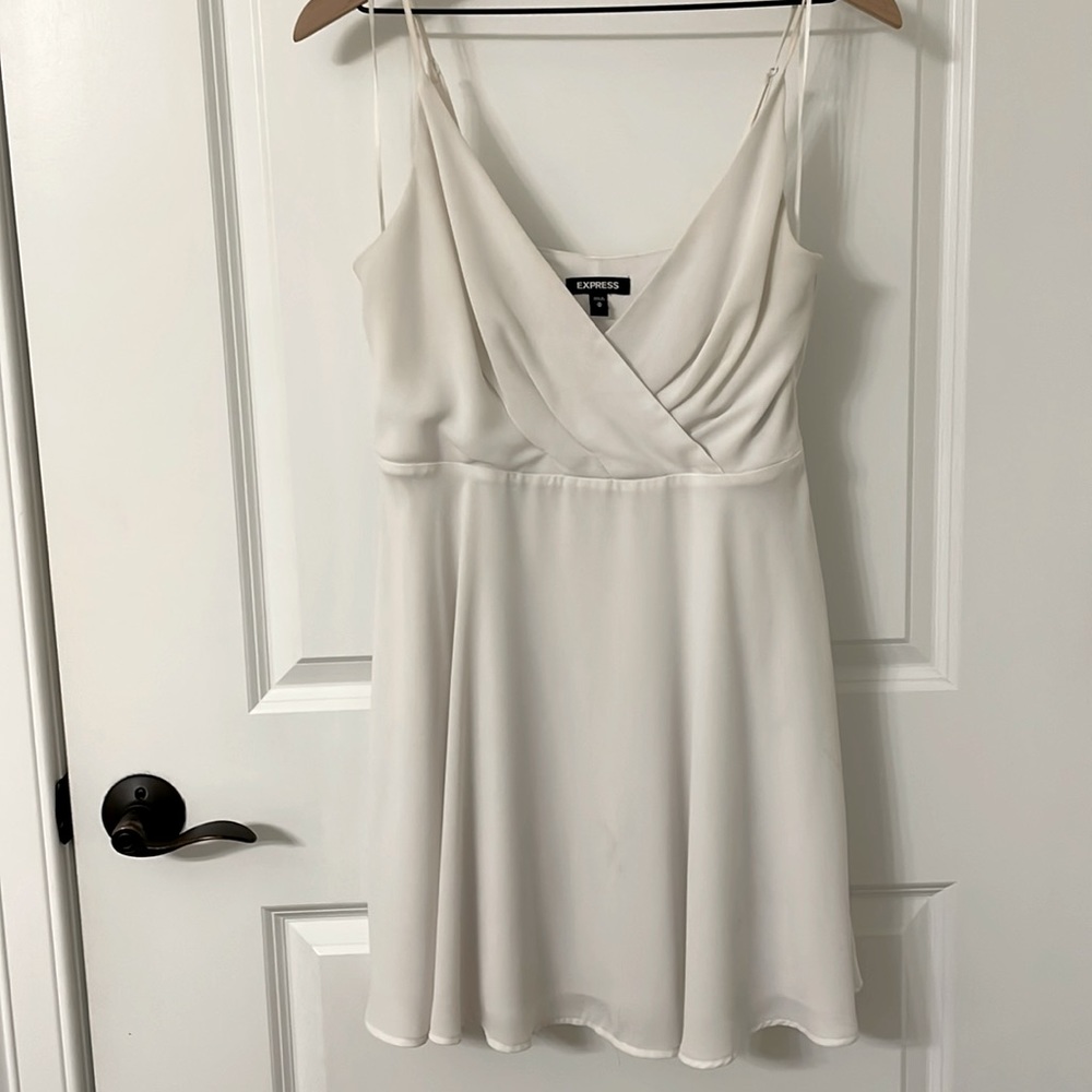 Express short white dress